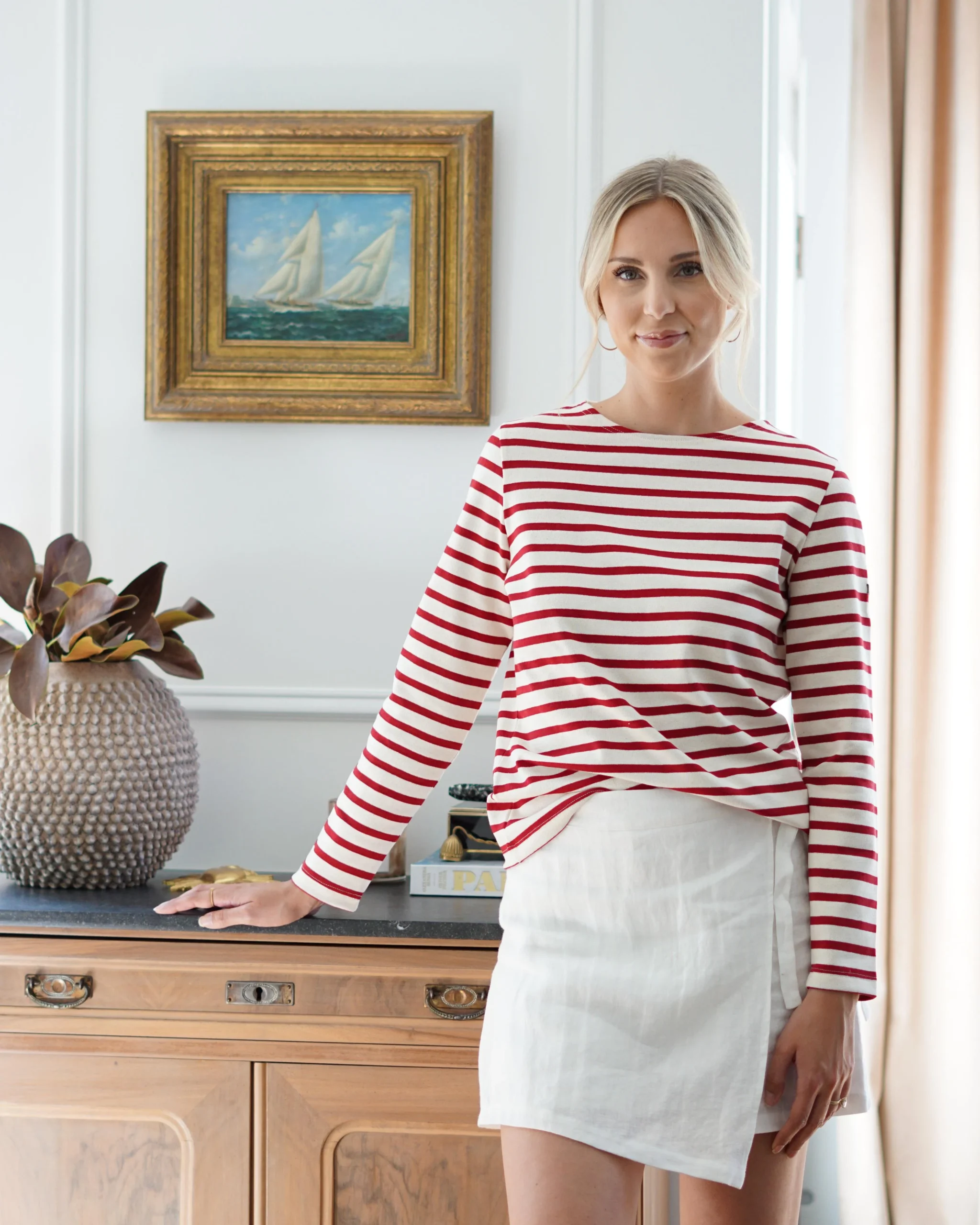 Saint James Meridame Authentic Breton Stripe Shirt