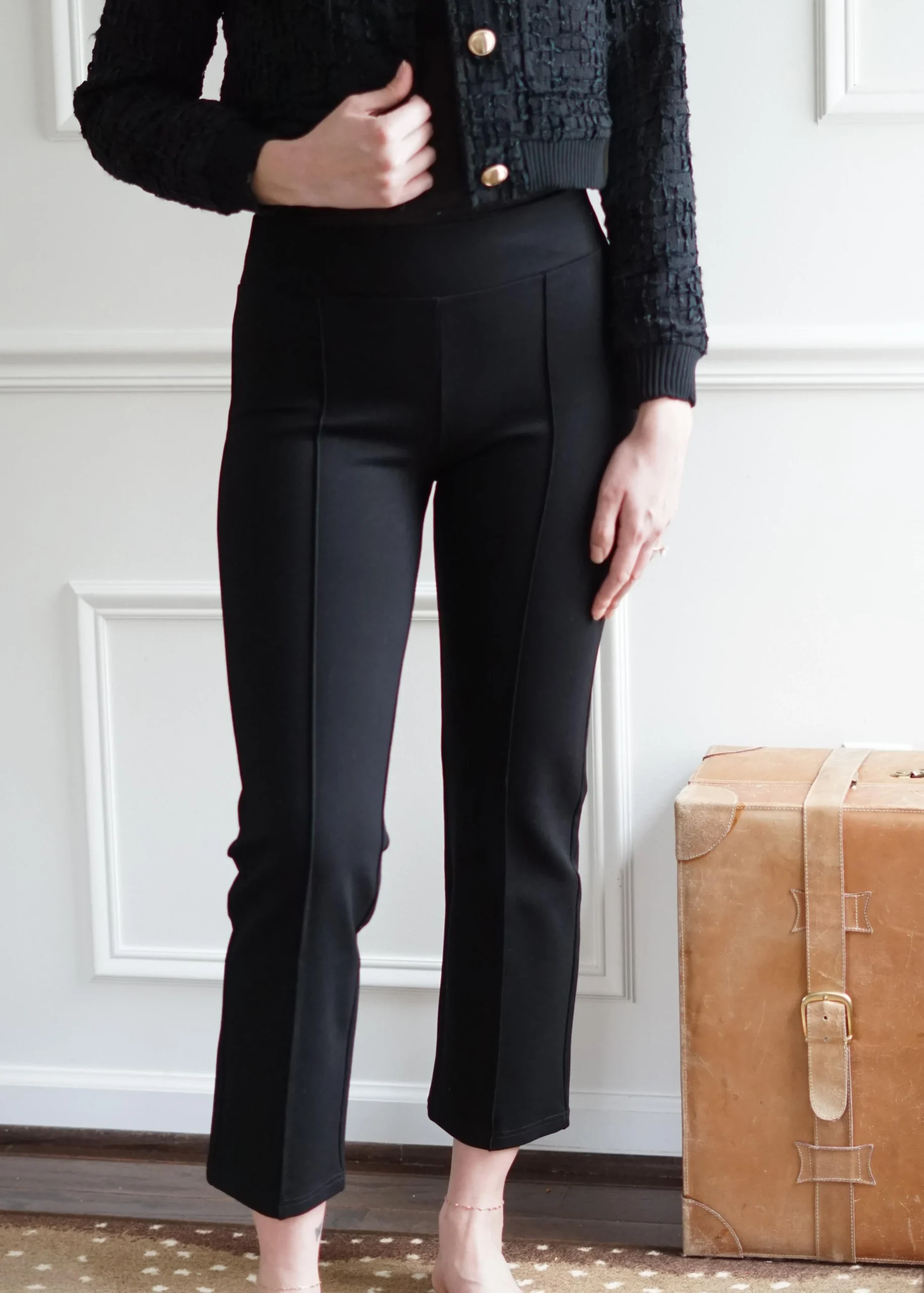 Paul Pointe Knit Pant // Black
