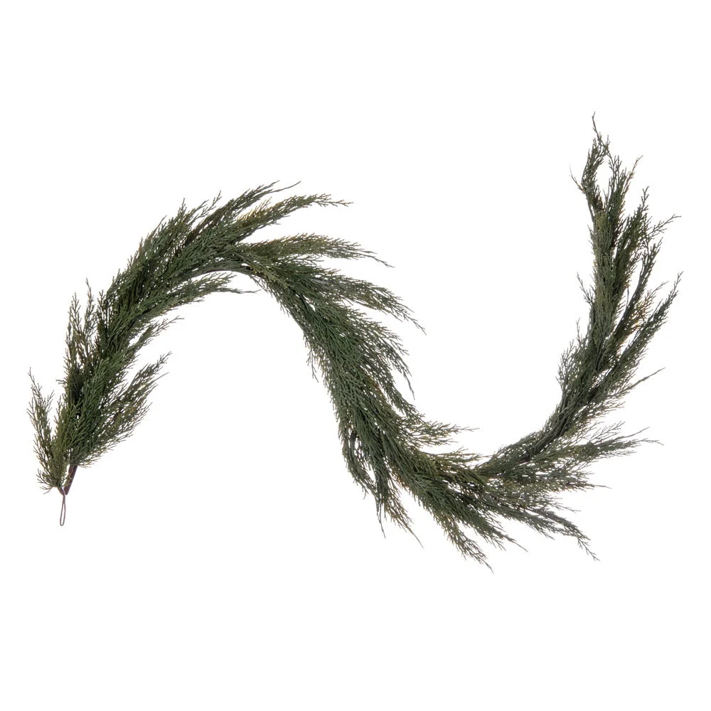 Vickerman Eh214062 62" Artificial Green Cedar Garland