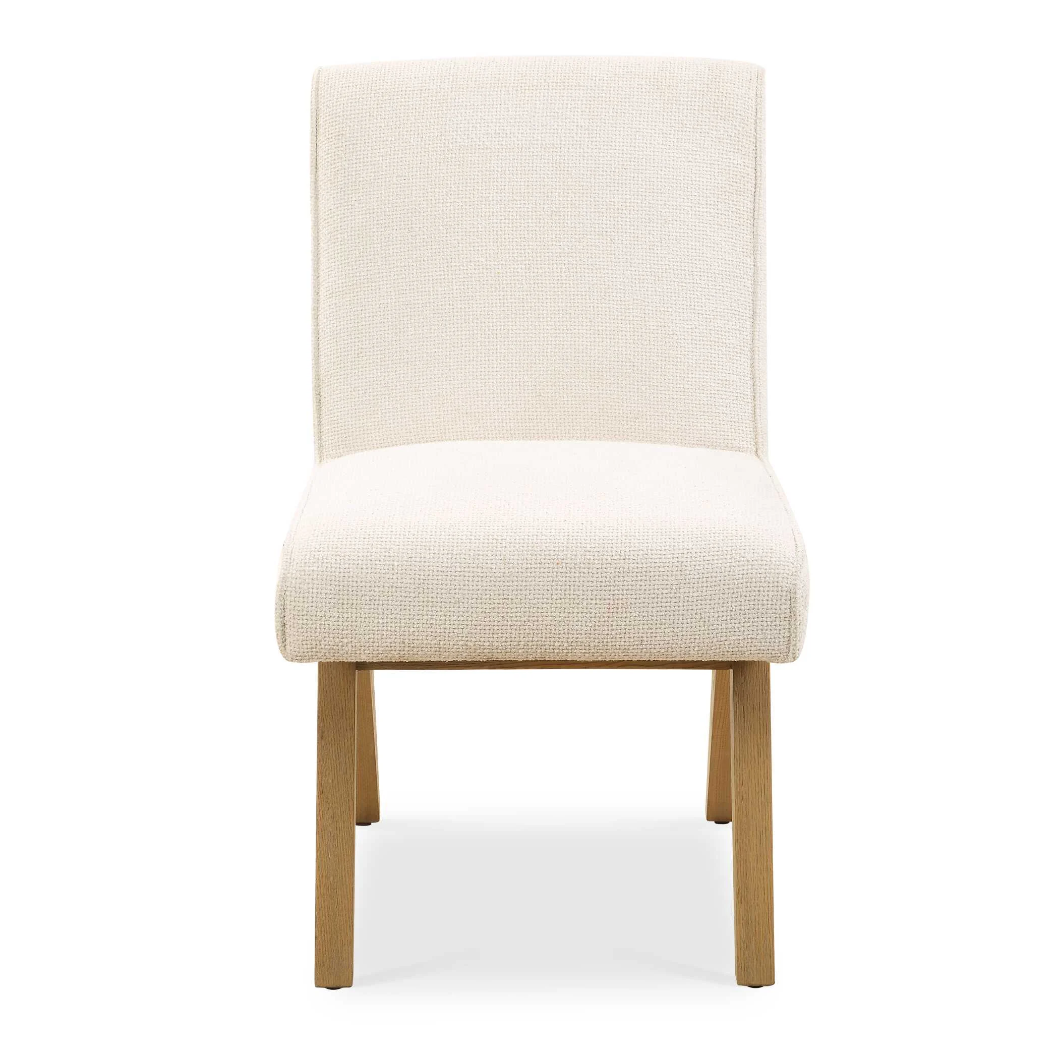 Blakely White Armless Dining Chair