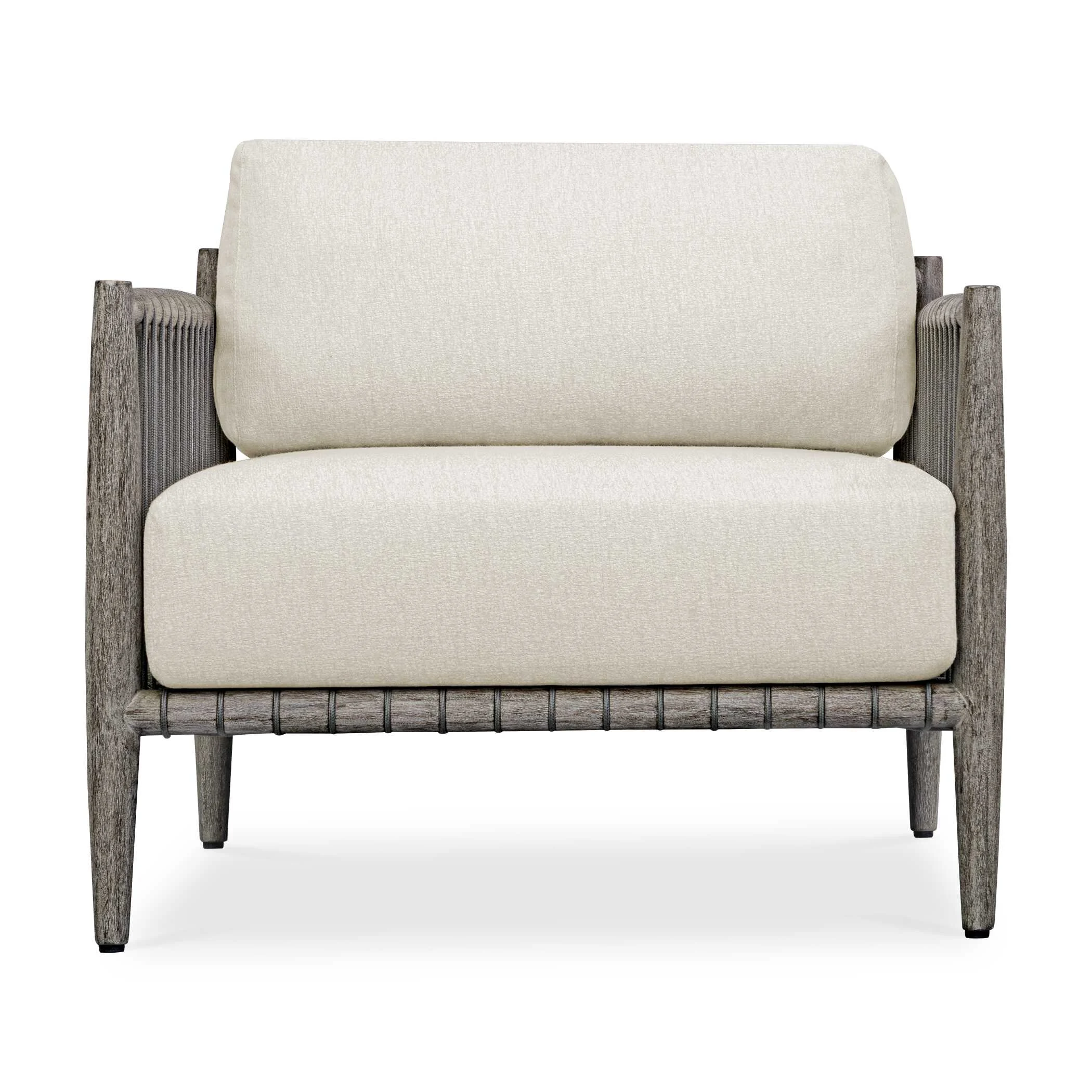 Borneo White Outdoor Lounge Chair