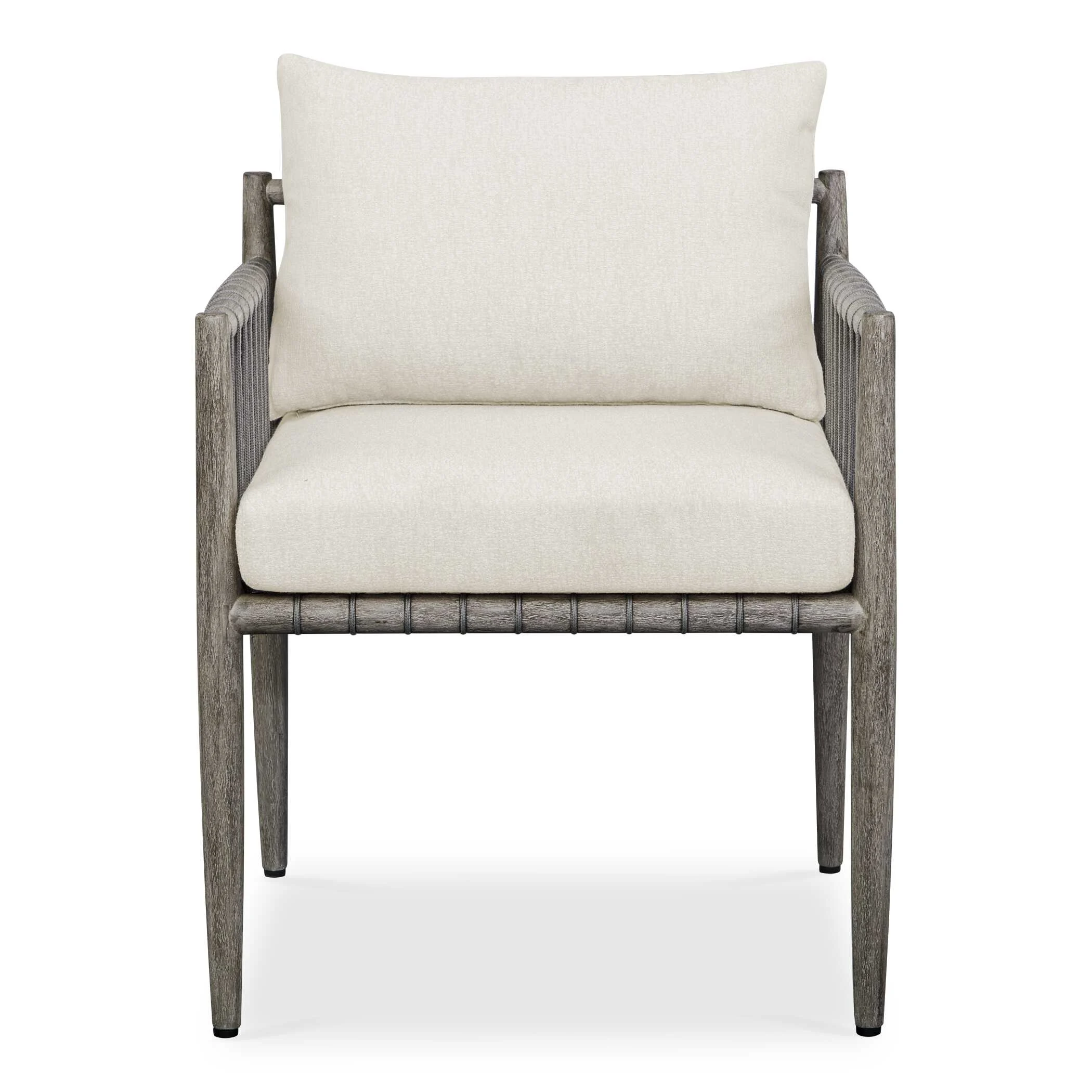 Borneo White Outdoor Dining Chair