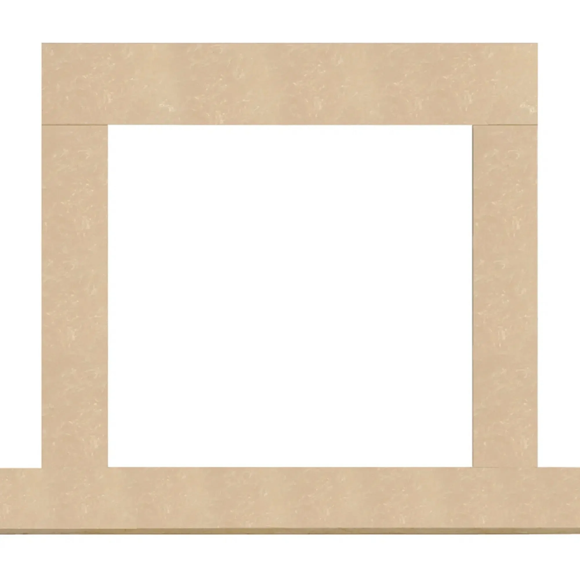 Fireside Furnishing Design Series Beige Stone Surround Set 2, Single Pack
