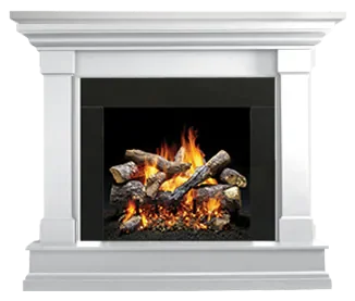 Fireside Furnishing Kenwood White Primed MDF Wall Cabinet Optional Base B