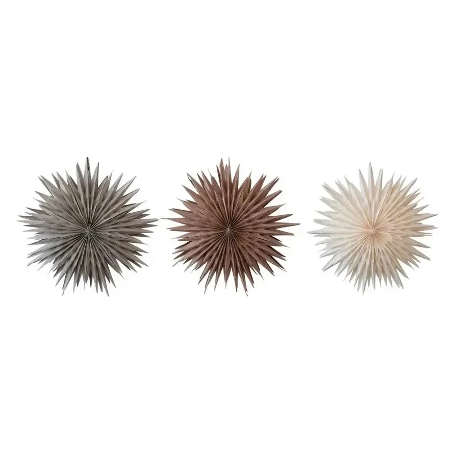 Spike Lit Paper Snowflake // 3 Colors