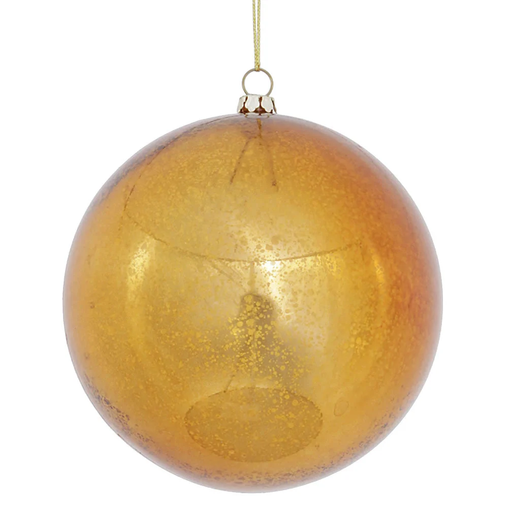 Vickerman M166488 4.75" Copper Mercury Ball Ornament 4 Per Bag
