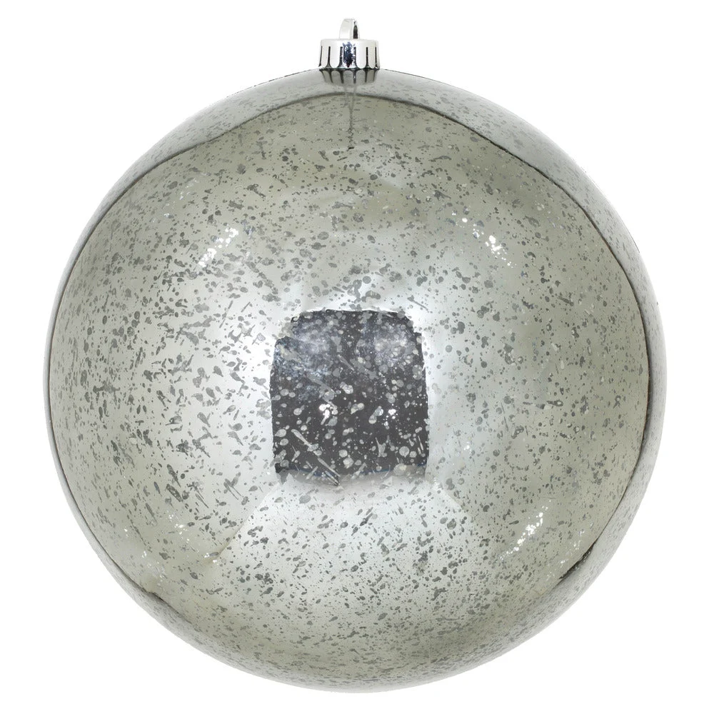 Vickerman M166787 10" Pewter Shiny Mercury Ball Ornament