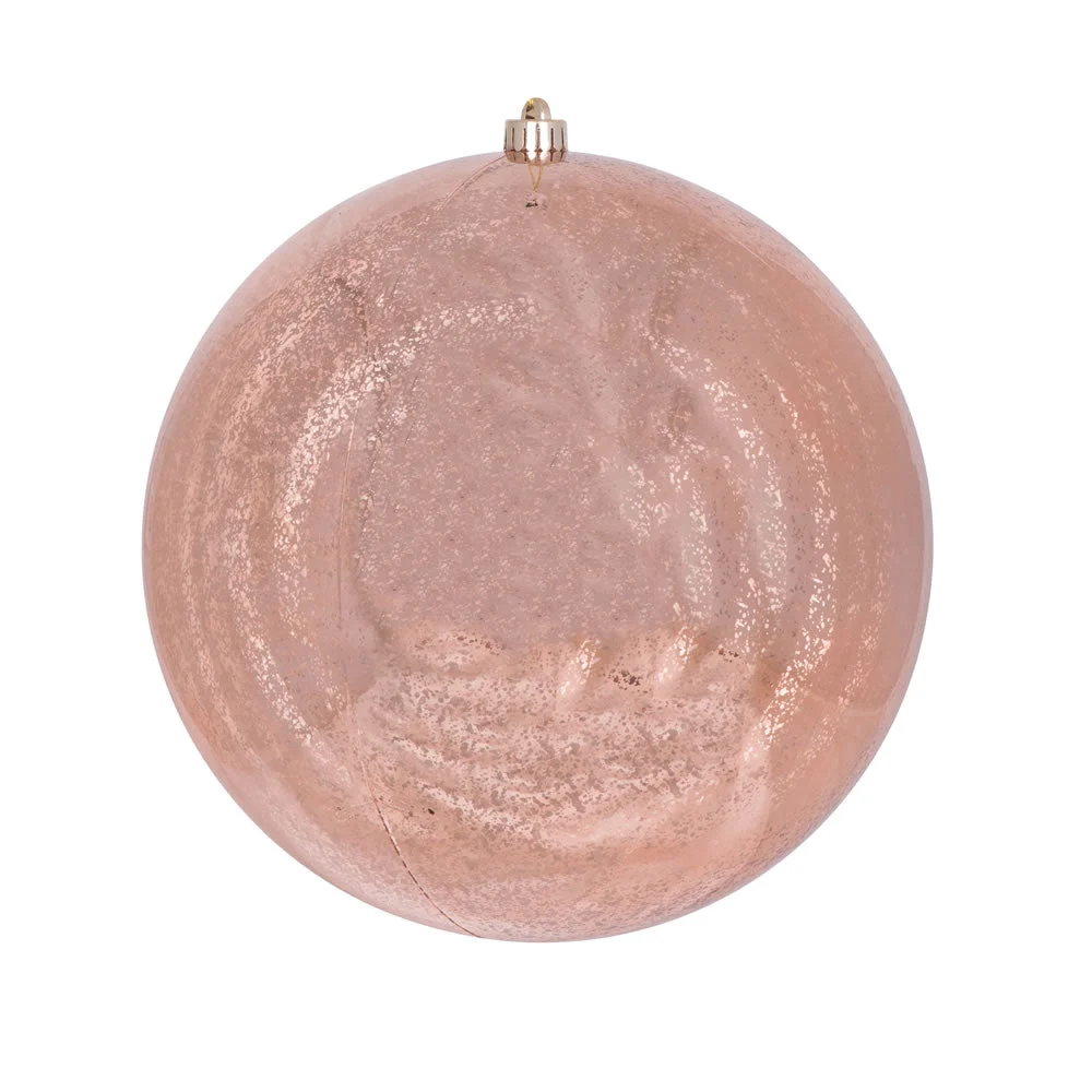 Vickerman M166758 10" Rose Gold Shiny Mercury Ball Ornament