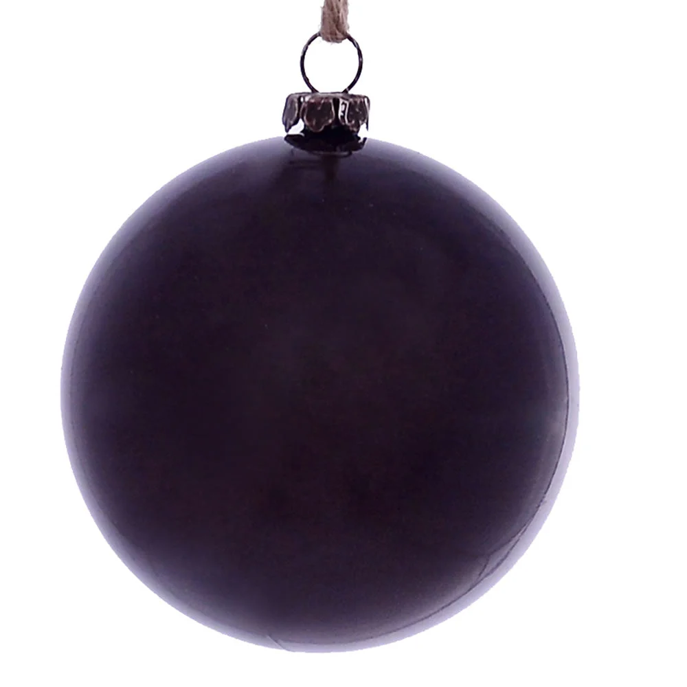 Vickerman Mc196926 3" Plum Wood Grain Ball Ornament