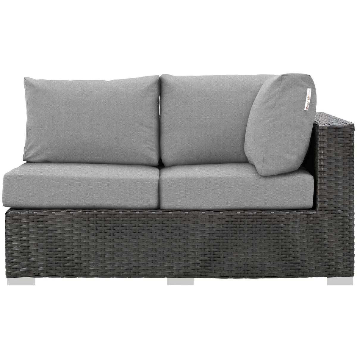 Modway EEI-1857 Sojourn Outdoor Patio Sunbrella Right Arm Loveseat