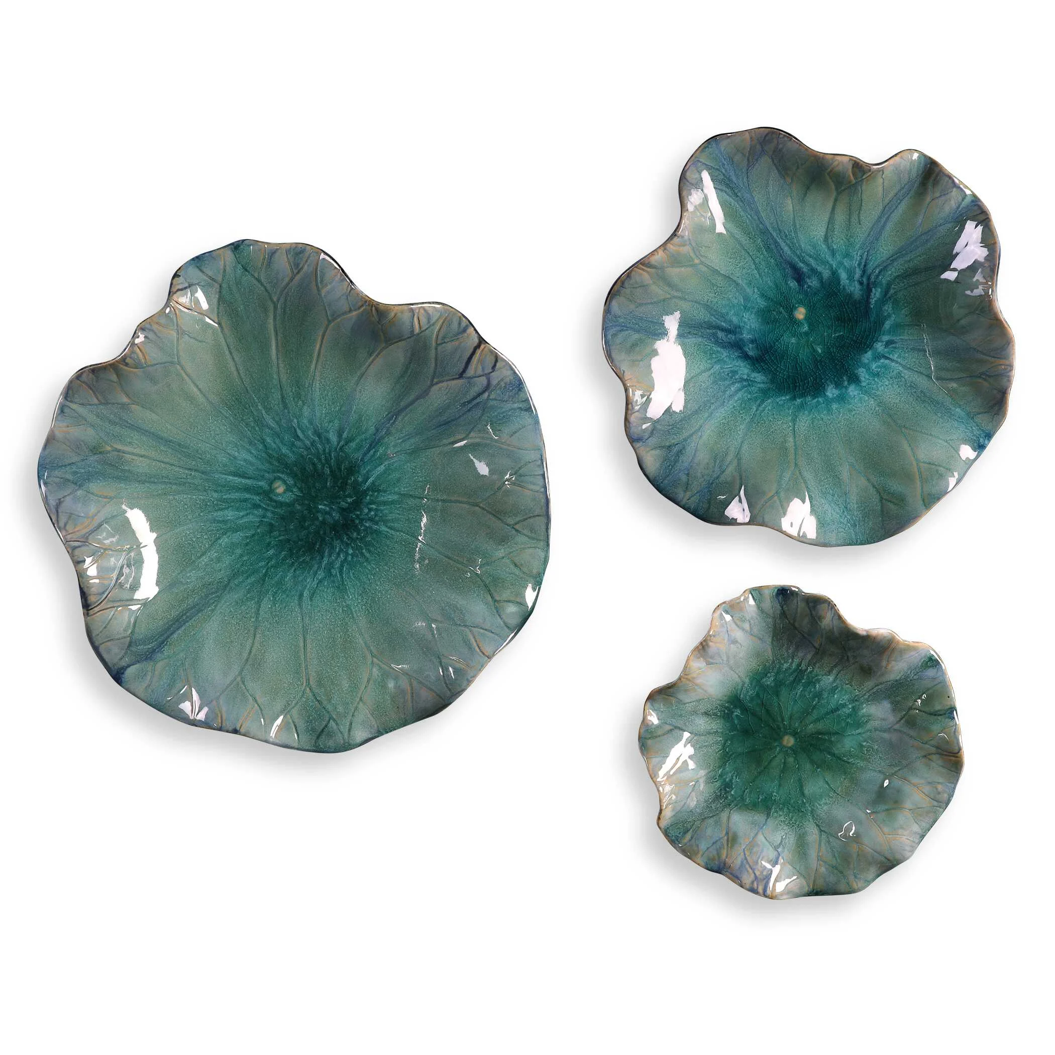 Abella Ceramic Flowers // Set of 3
