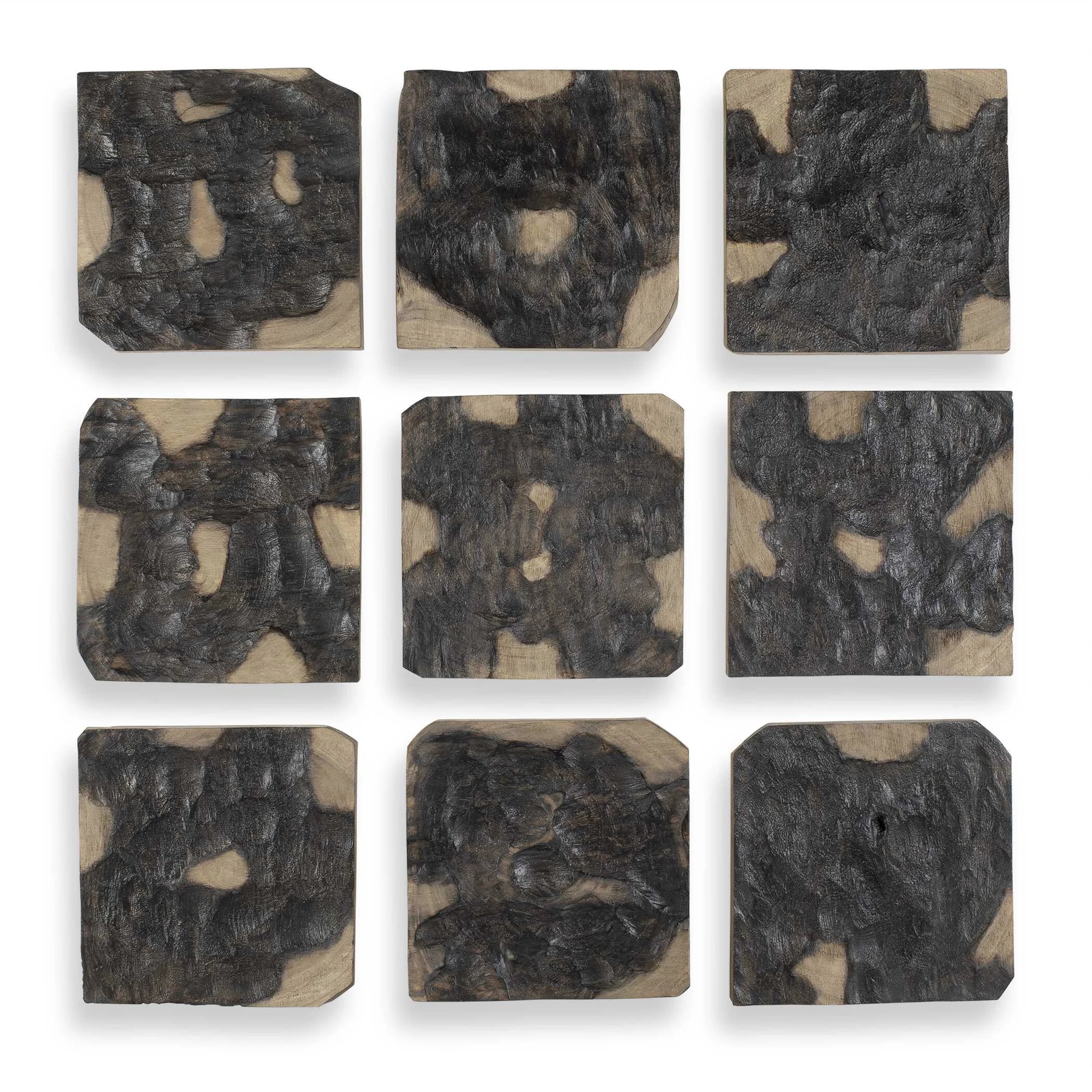 Ignite Wood Wall Decor // Set of 9