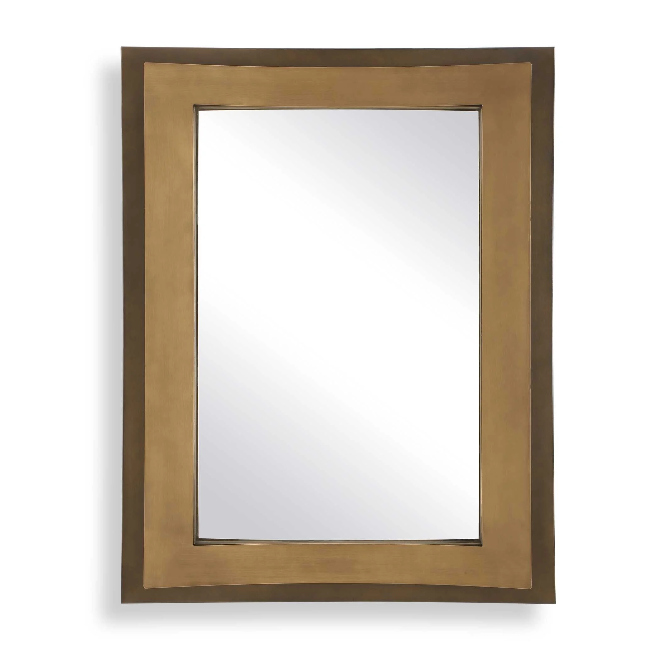 Around The Bend Golden Bronze Mirror