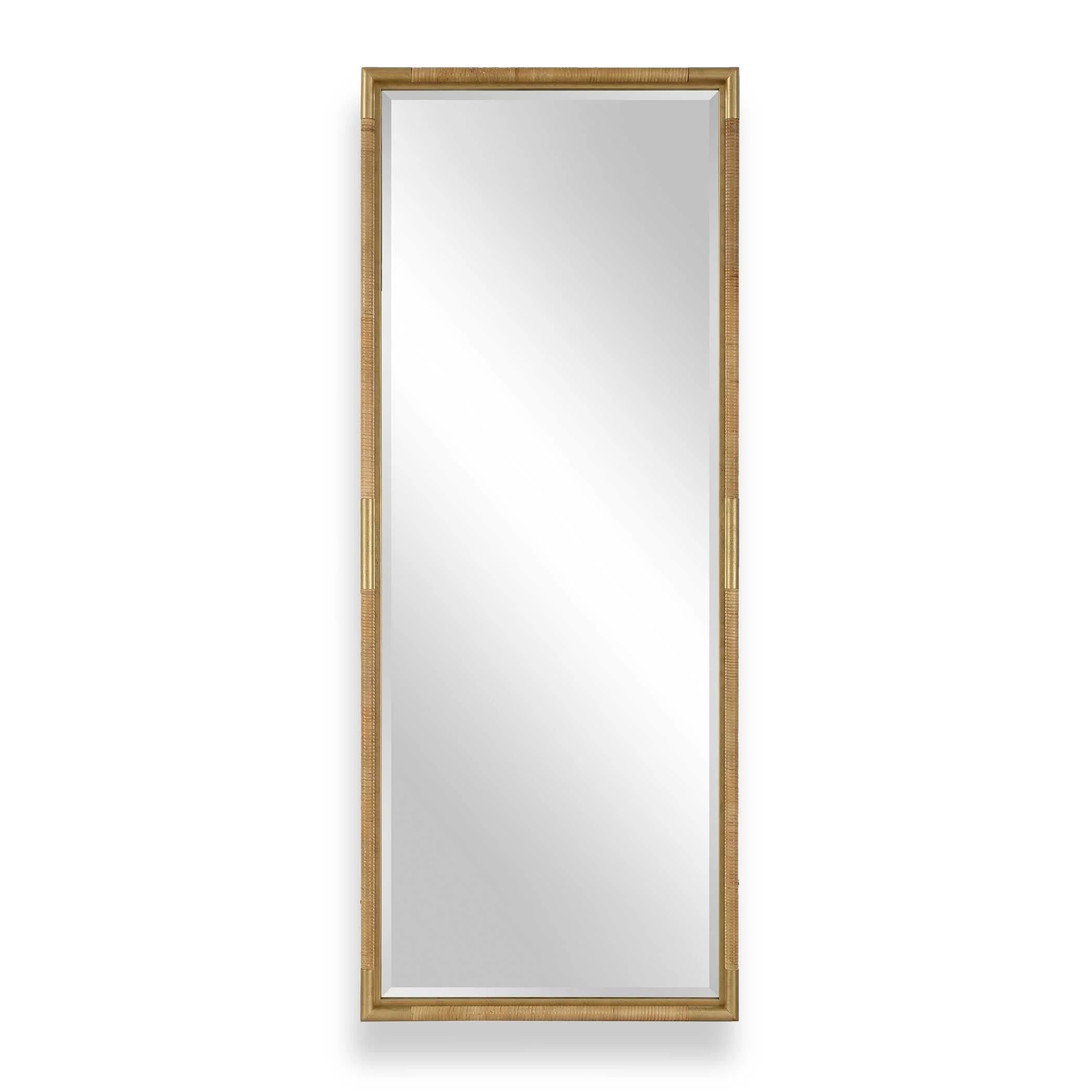 Kampar Full Length Rattan Tall Mirror