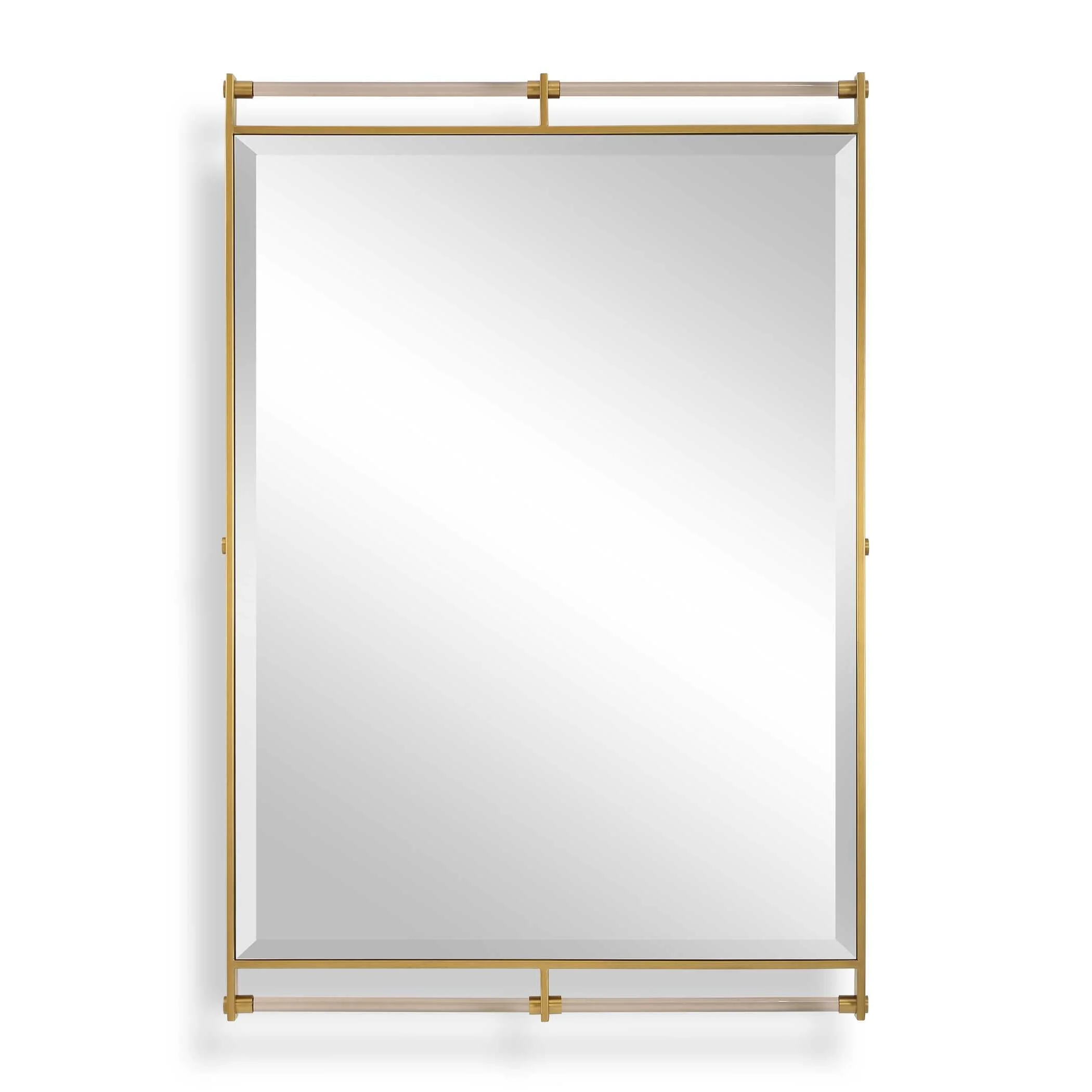 Ripoll Antique Brass Mirror