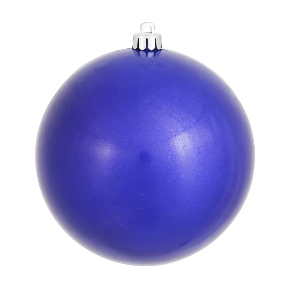 Vickerman N593022DCV 12" Colbalt Blue Candy Ball Ornament