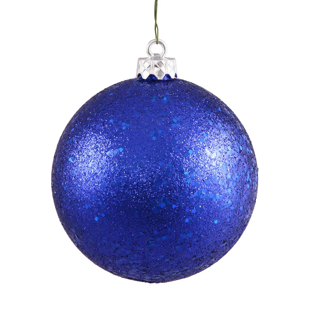 Vickerman N593022DQ 12" Cobalt Blue Sequin Ball Ornament