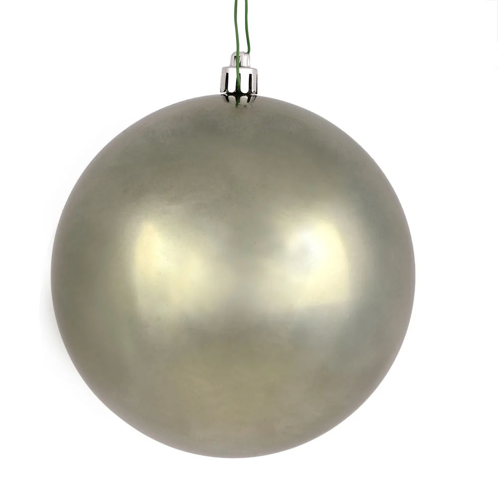 Vickerman N593023DSV 12" Wrought Iron Shiny Ball Ornament