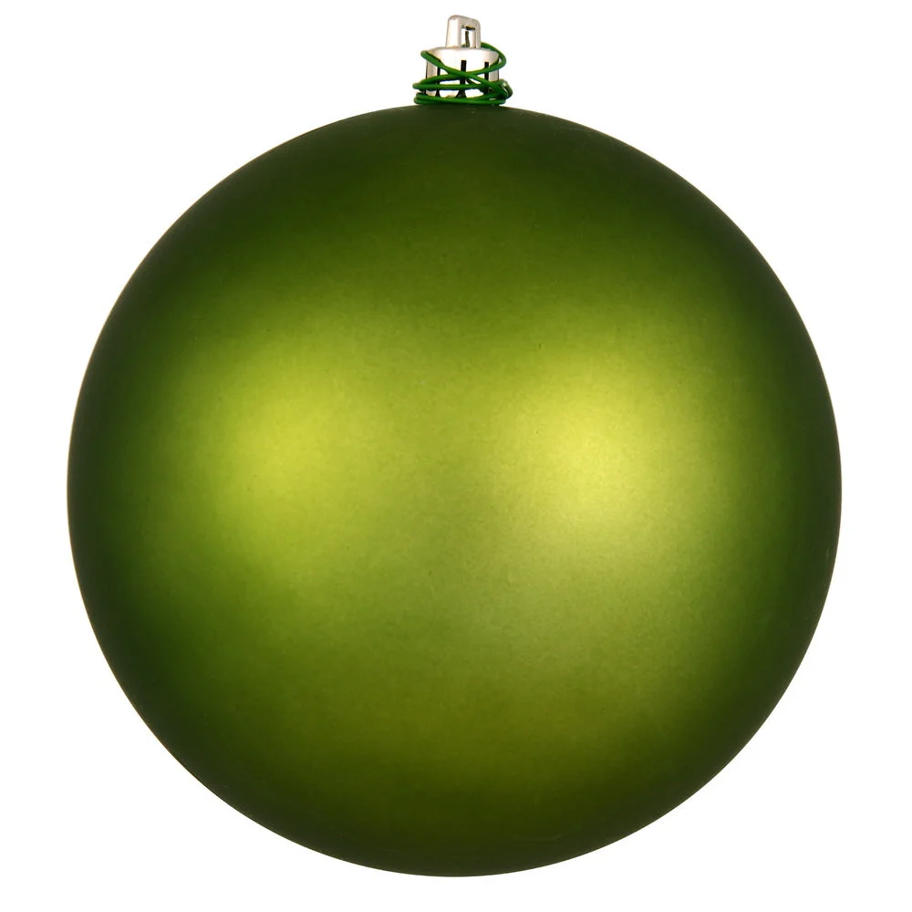 Vickerman N593034DMV 12" Juniper Green Matte Ball Ornament