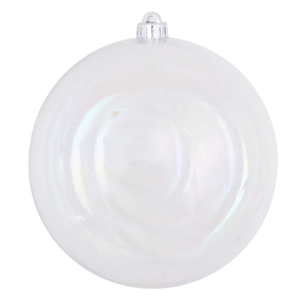 Vickerman N593000D 12" Clear Iridescent Ball Ornament