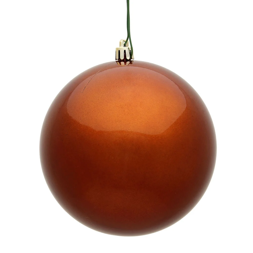Vickerman N592588DCV 10" Copper Candy Ball Ornament