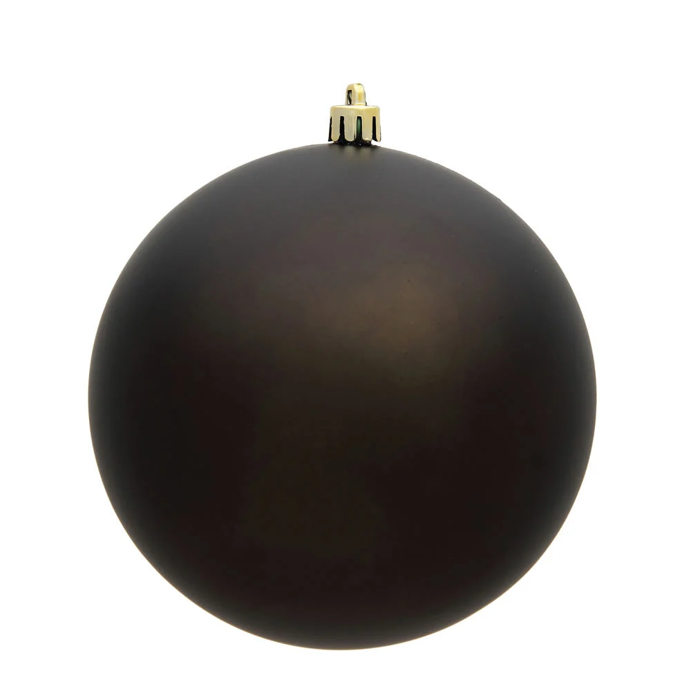 Vickerman N592584DMV 10" Gunmetal Matte Ball Ornament