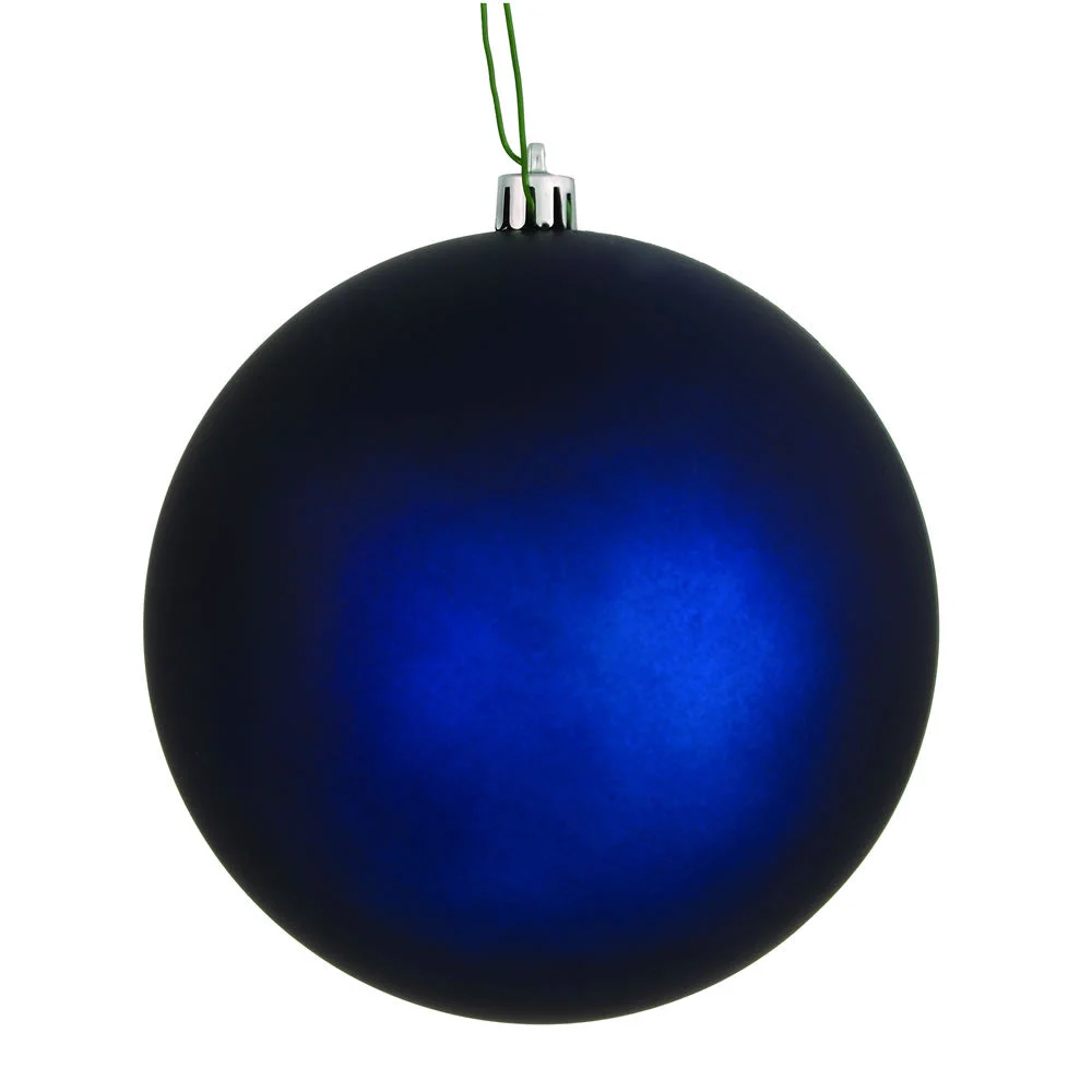 Vickerman N593031DMV 12" Midnight Blue Matte Ball Ornament