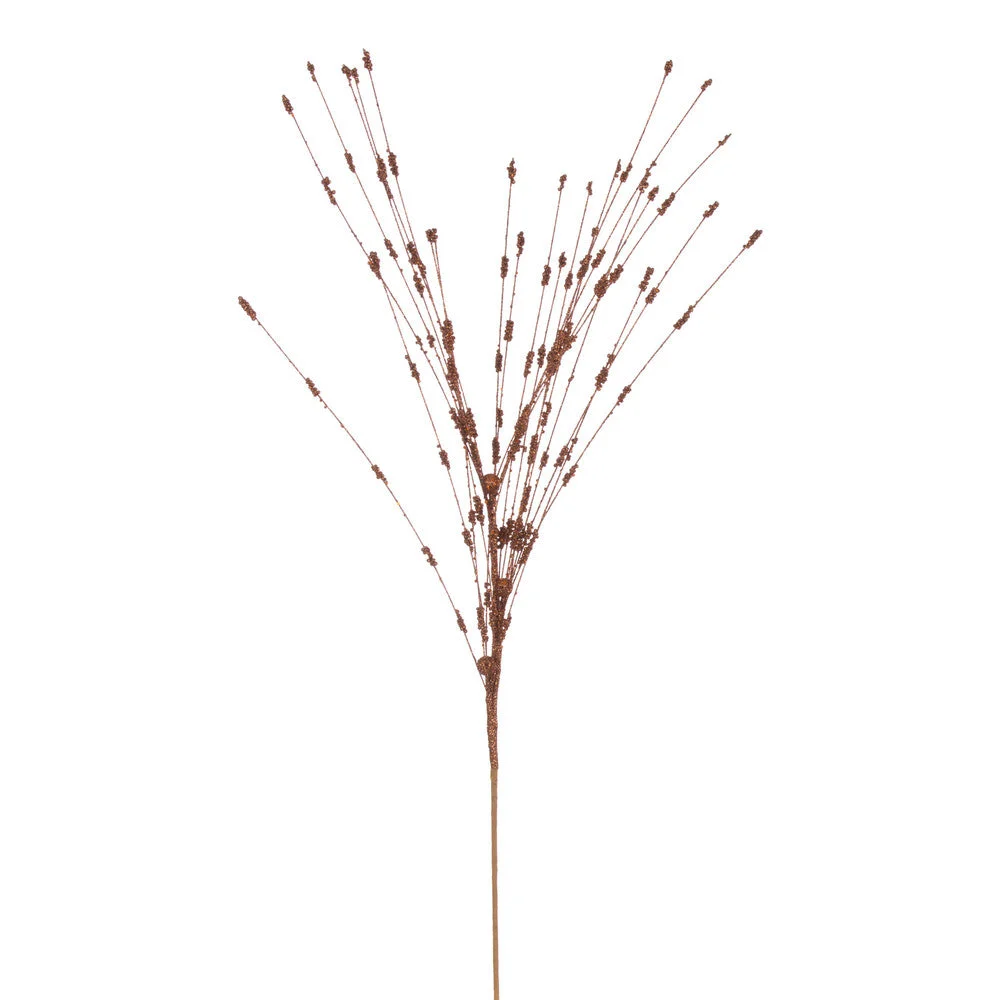 Vickerman QG221988 36" Copper Berry Glitter Spray 6 Per Bag.