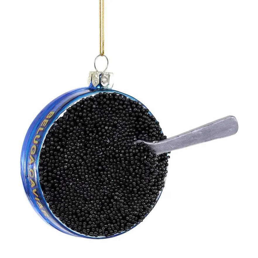 Beluga Caviar & Spoon Ornament