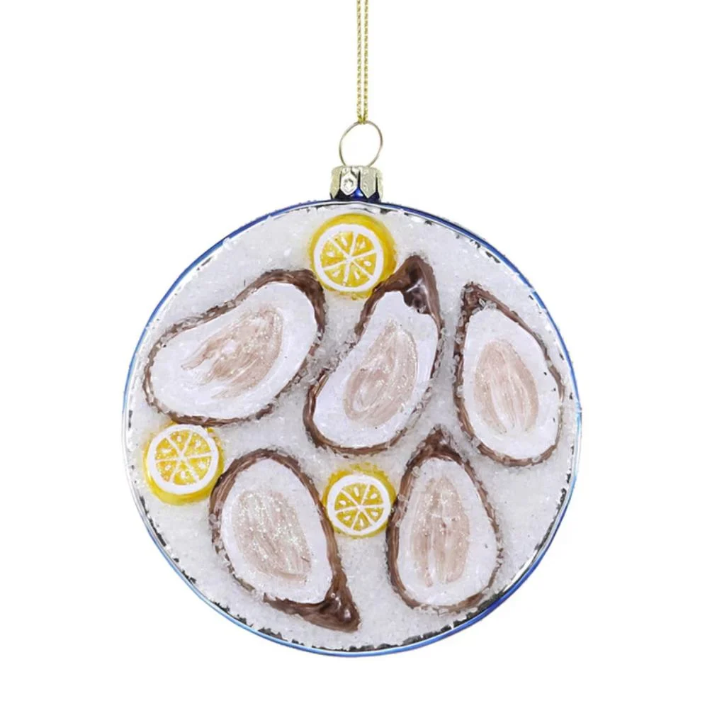 Oysters On Ice Ornament