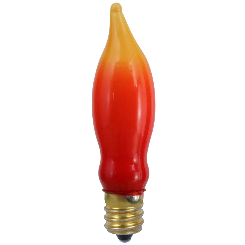 Vickerman V404715 C7 Yellow-Orange-Red Flame Replacement Bulb 3 Per Card
