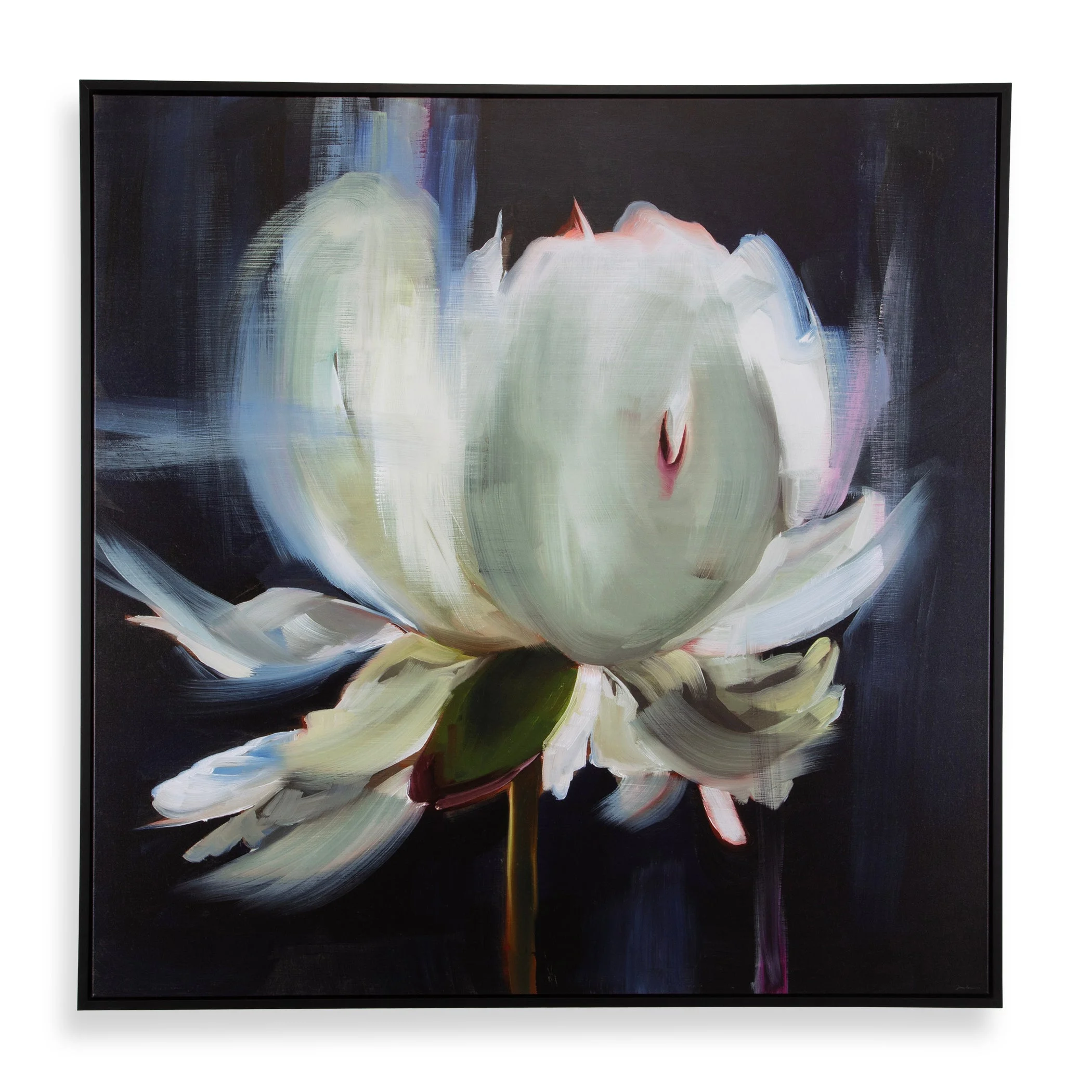 Peony Framed Floral Art