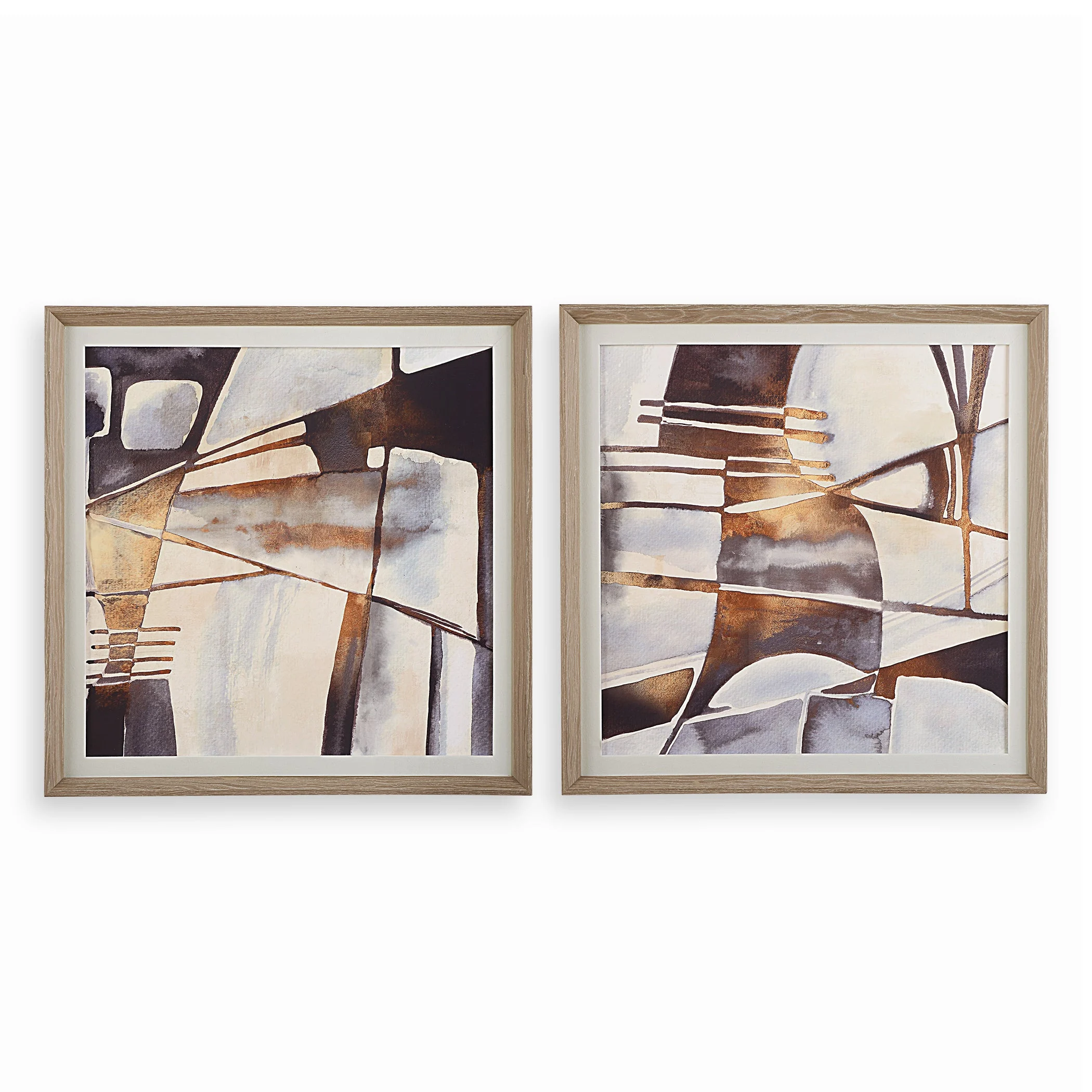 Vetrina Framed Abstract Prints // Set of 2