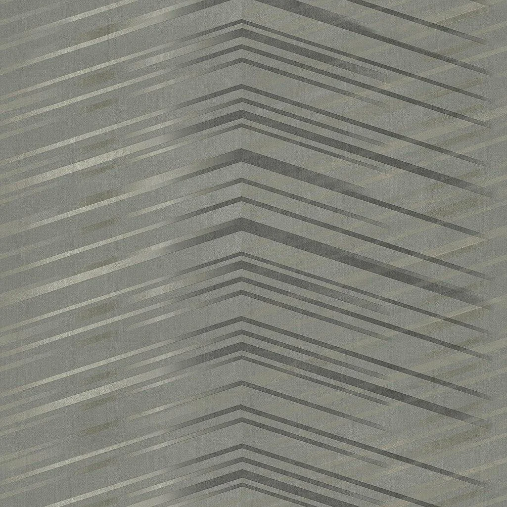 Glistening Chevron Wallpaper // Charcoal