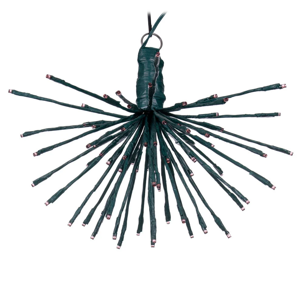 Vickerman X21G090 80Lt X 16" Green Starburst Pink 5Mm LED Lights.