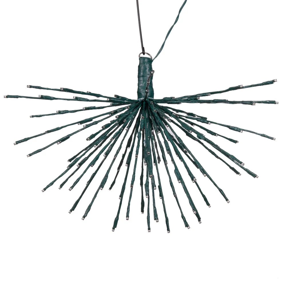 Vickerman X21G169 160Lt X 24" Green Starburst Pure White 5Mm LED Lights.