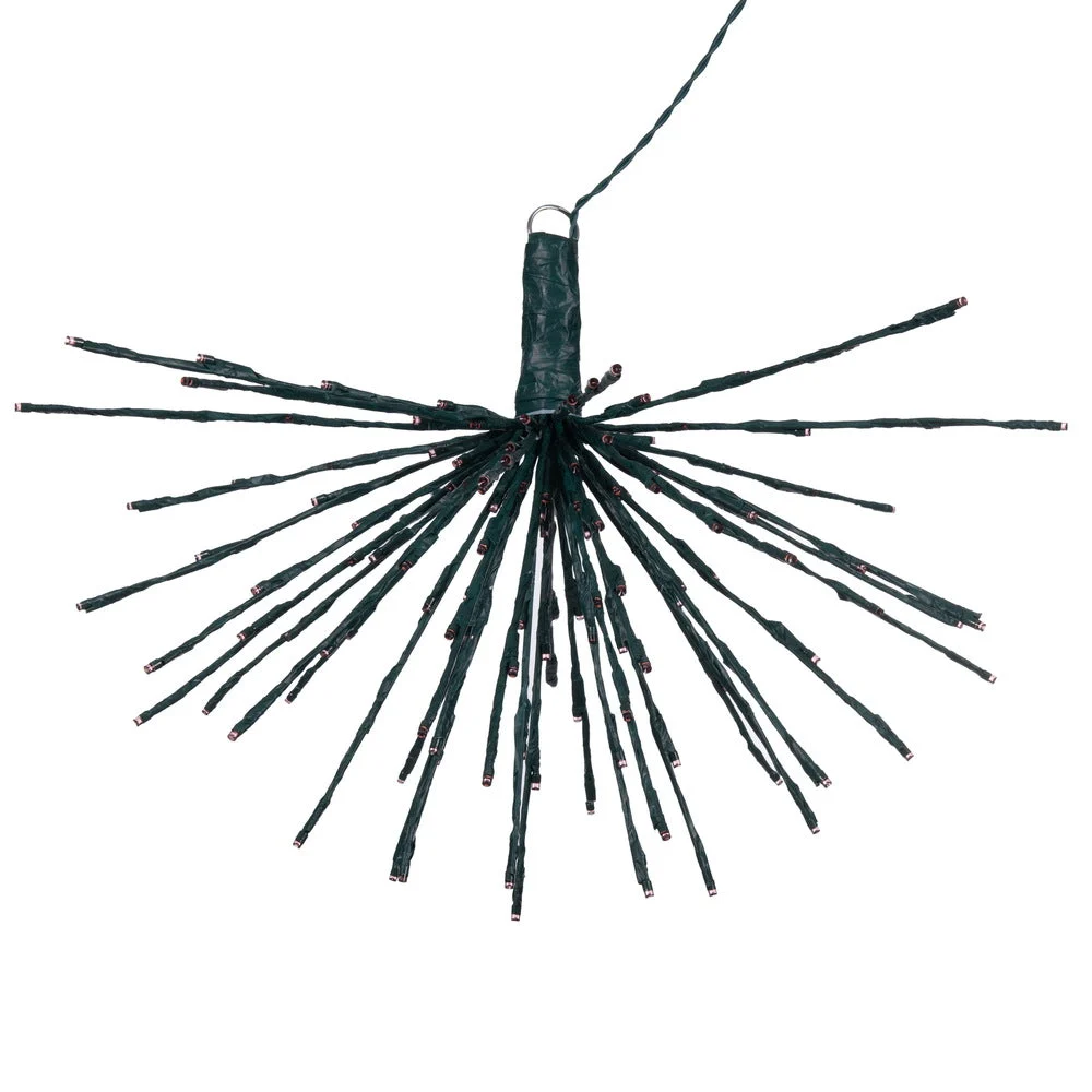 Vickerman X21G170 160Lt X 24" Green Starburst Pink 5Mm LED Lights.