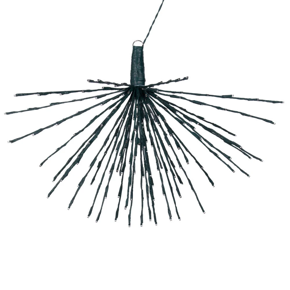 Vickerman X21G241T 240Lt X 32" Green Starburst Warm White 5Mm Twinkle LED Lights.