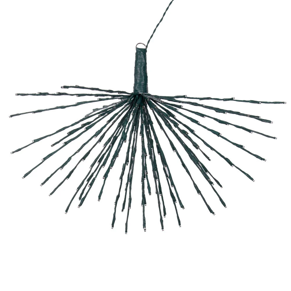 Vickerman X21G249 240Lt X 32" Green Starburst Pure White 5Mm LED Lights.