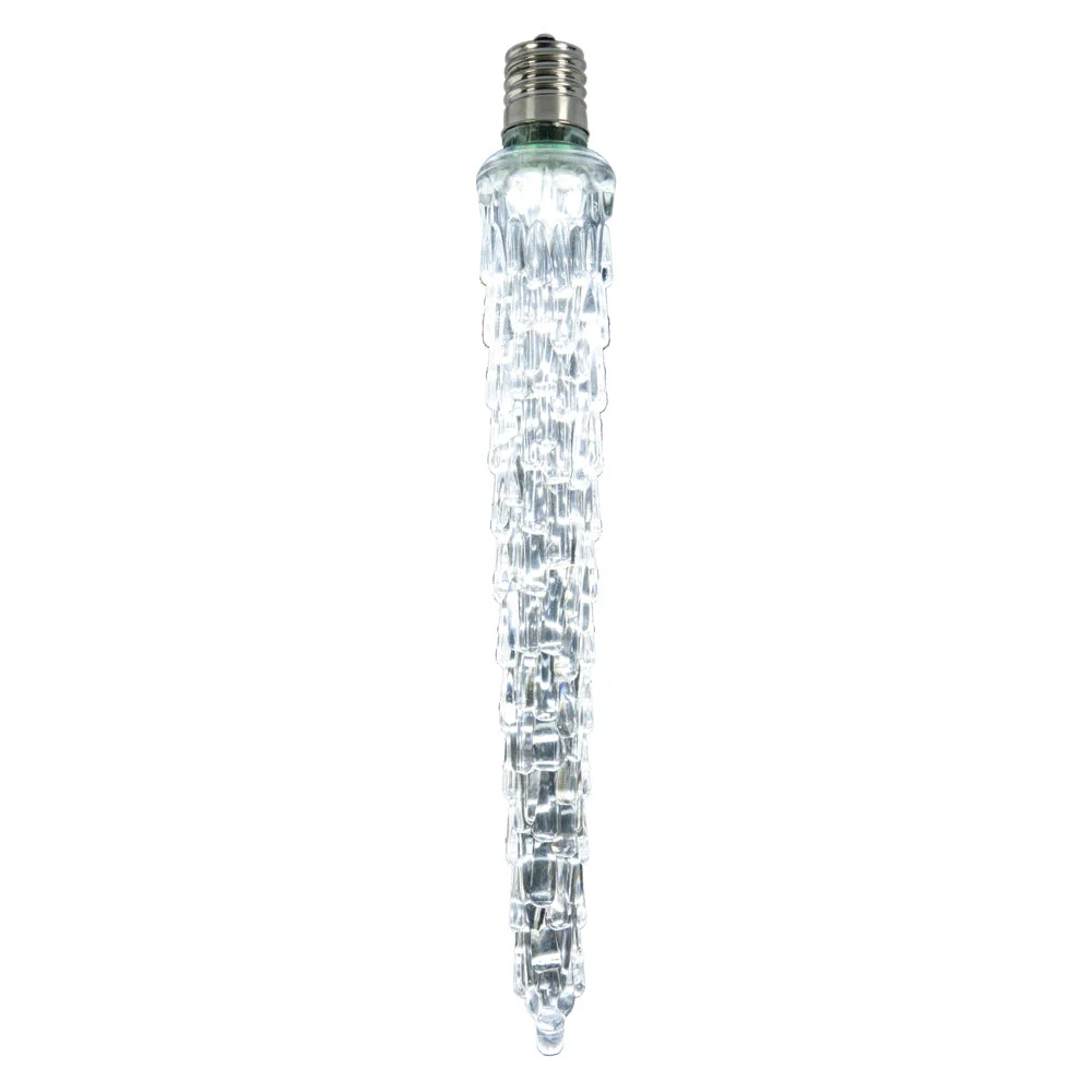 Vickerman XICE725 7" LED Cool White Icicle Replacement Bulb