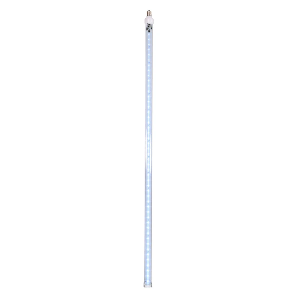 Vickerman XS36C95 5 Pack Of 36" Cool White LED Snowfall Tube Bulb C9-E17 Nickel Base.