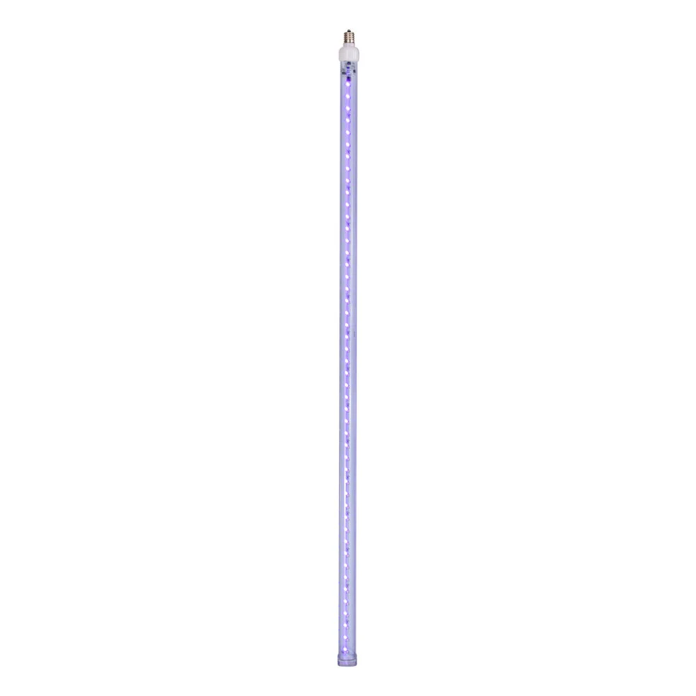 Vickerman XS36C96 5 Pack Of 36" Purple LED Snowfall Tube Bulb C9-E17 Nickel Base.