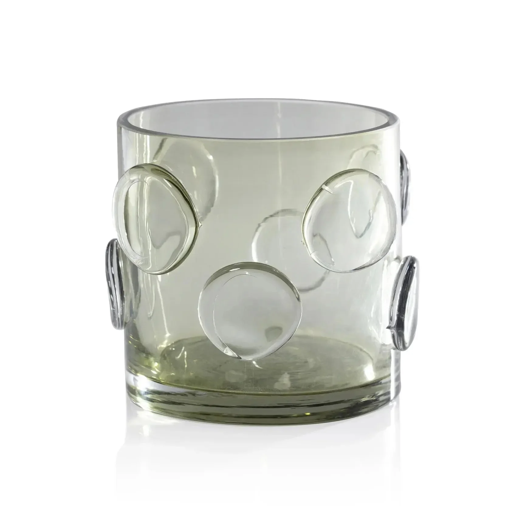 Celeste Bauble Short Vase // Olive