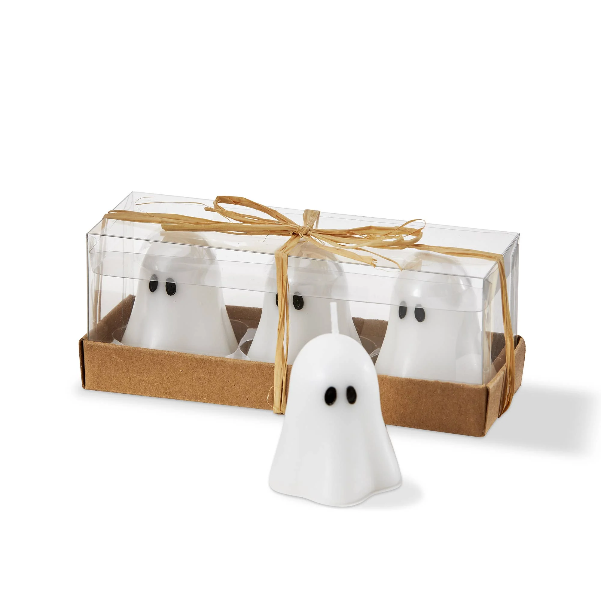 White Ghost Mini Tealight Candles // Set of 3