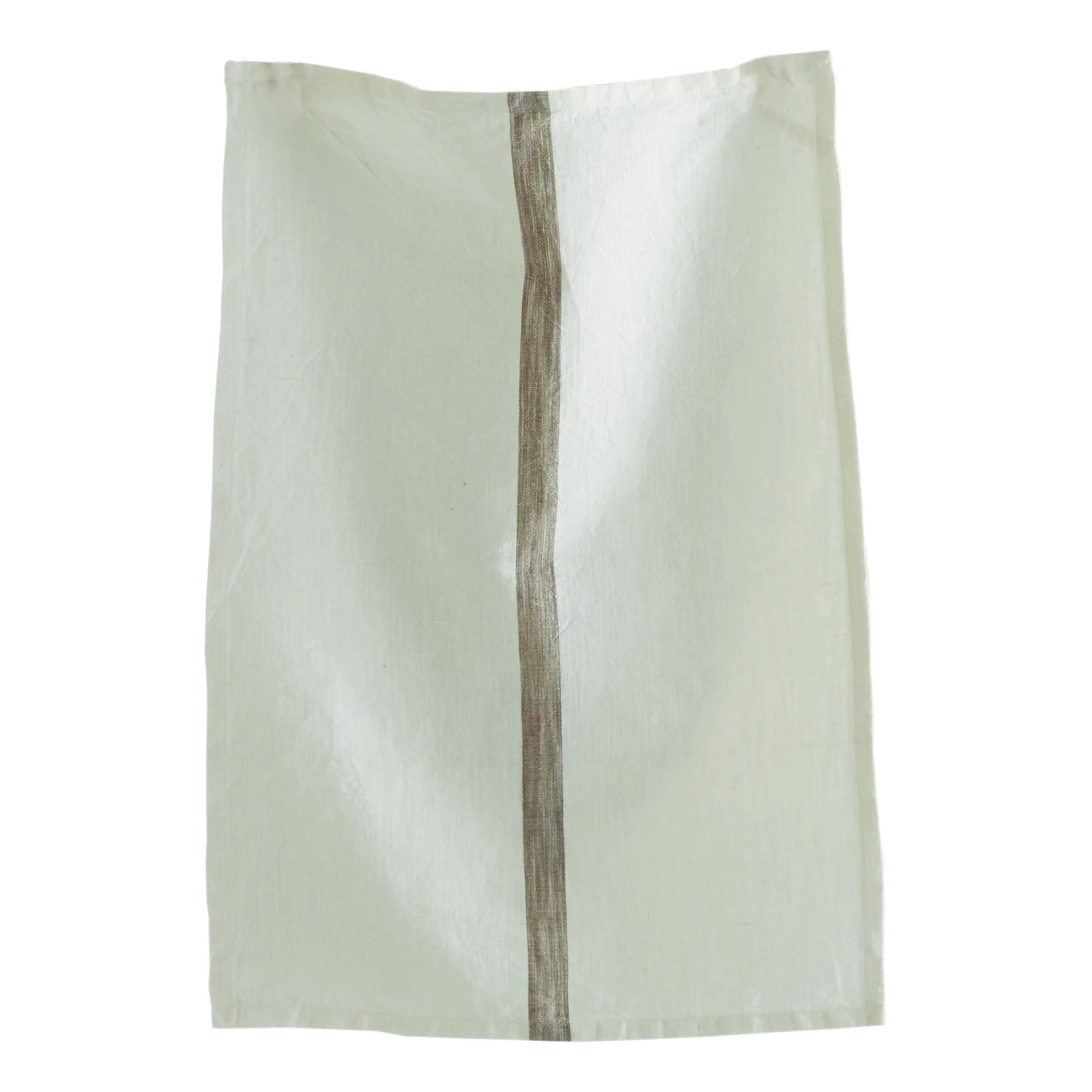 Linen & Cotton Single Stripe Dishtowel // Grey Stripe