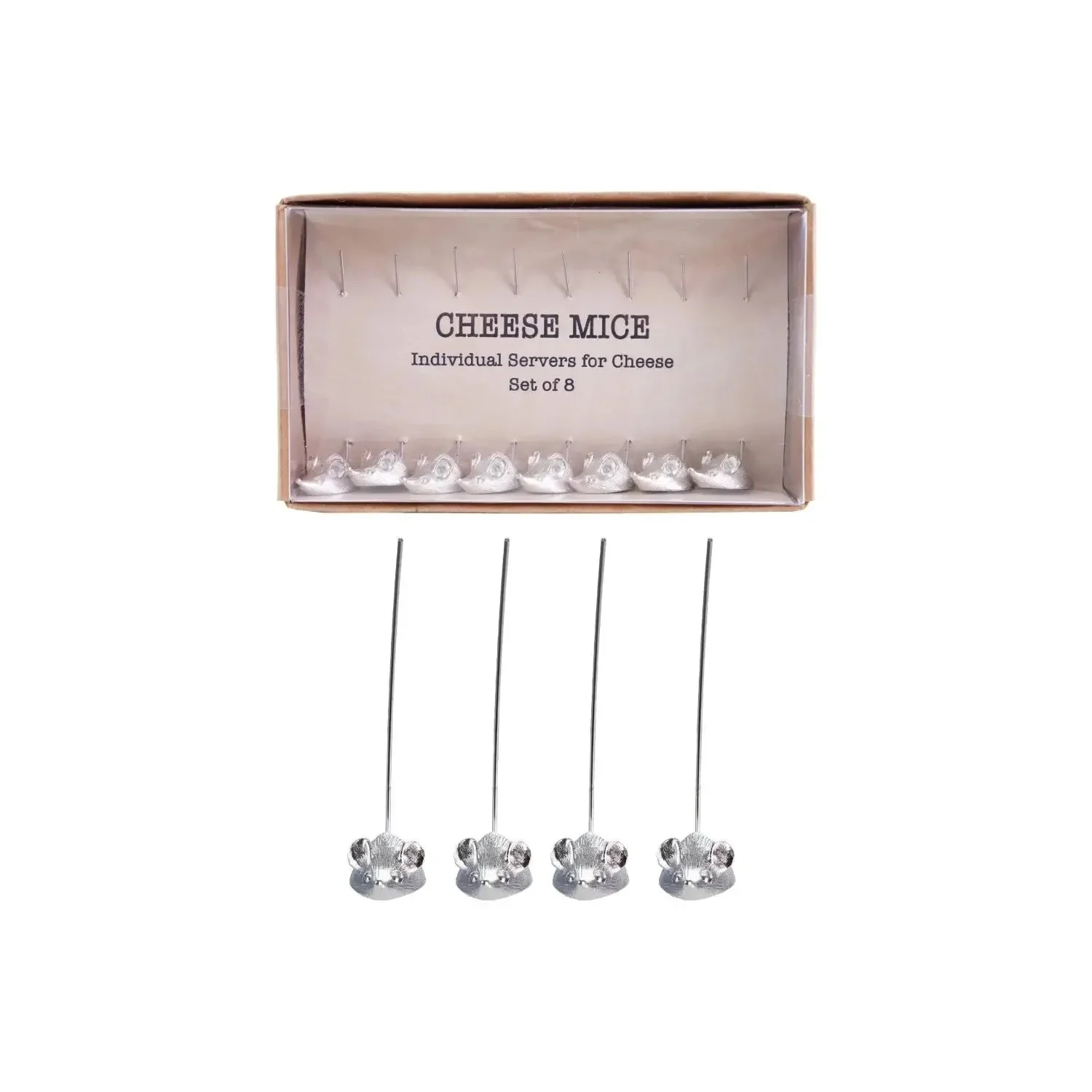 Vintage Reproduction Mice Cheese Picks