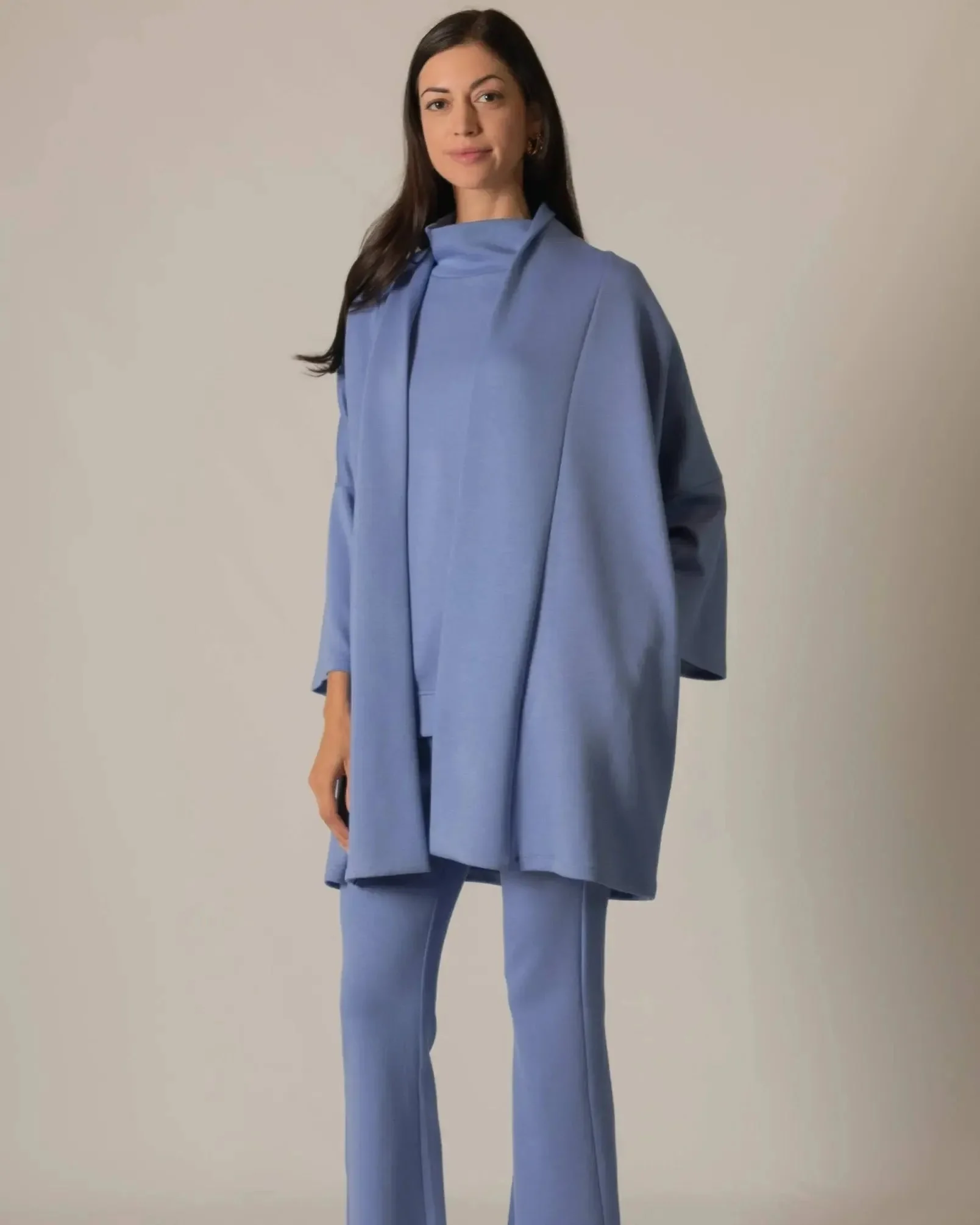 Amelia Oversized Cardigan // Cornflower Blue