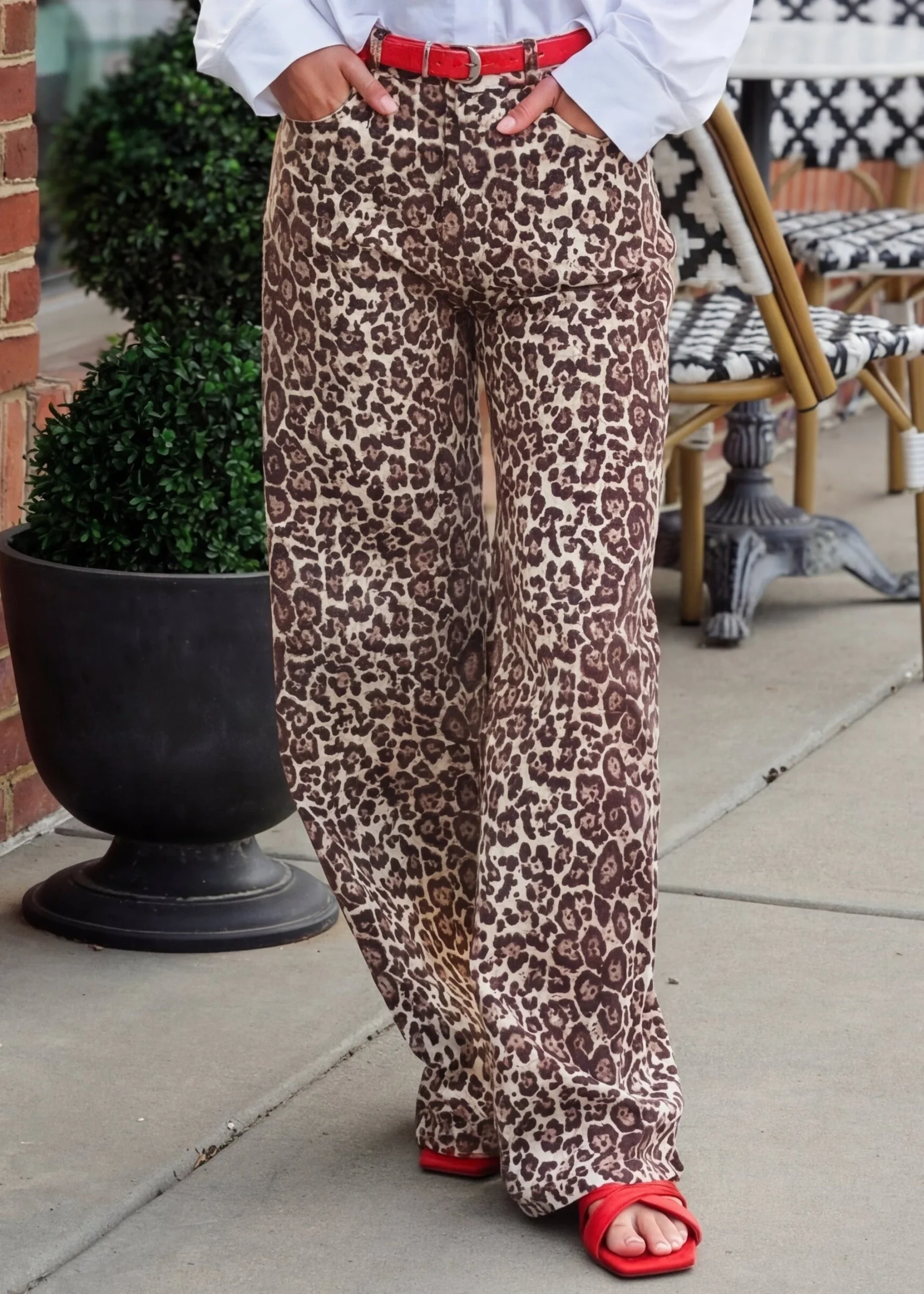 Scarlet Leopard Jeans