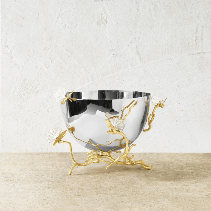 Michael Aram Butterfly Ginkgo Gold Bowl - Serving
