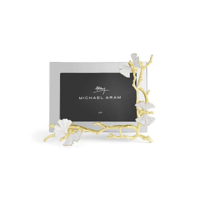 Michael Aram Butterfly Ginkgo Gold Reflective Frame - 4x6